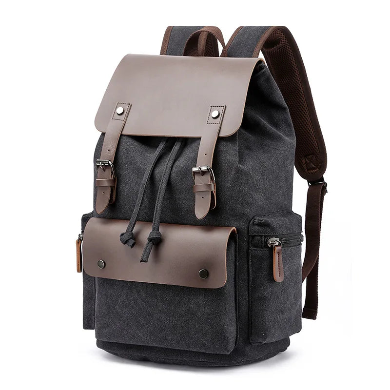 Plecak Ridgewell Vintage Canvas z kieszeniami antykradzieżowymi, 20–35L
