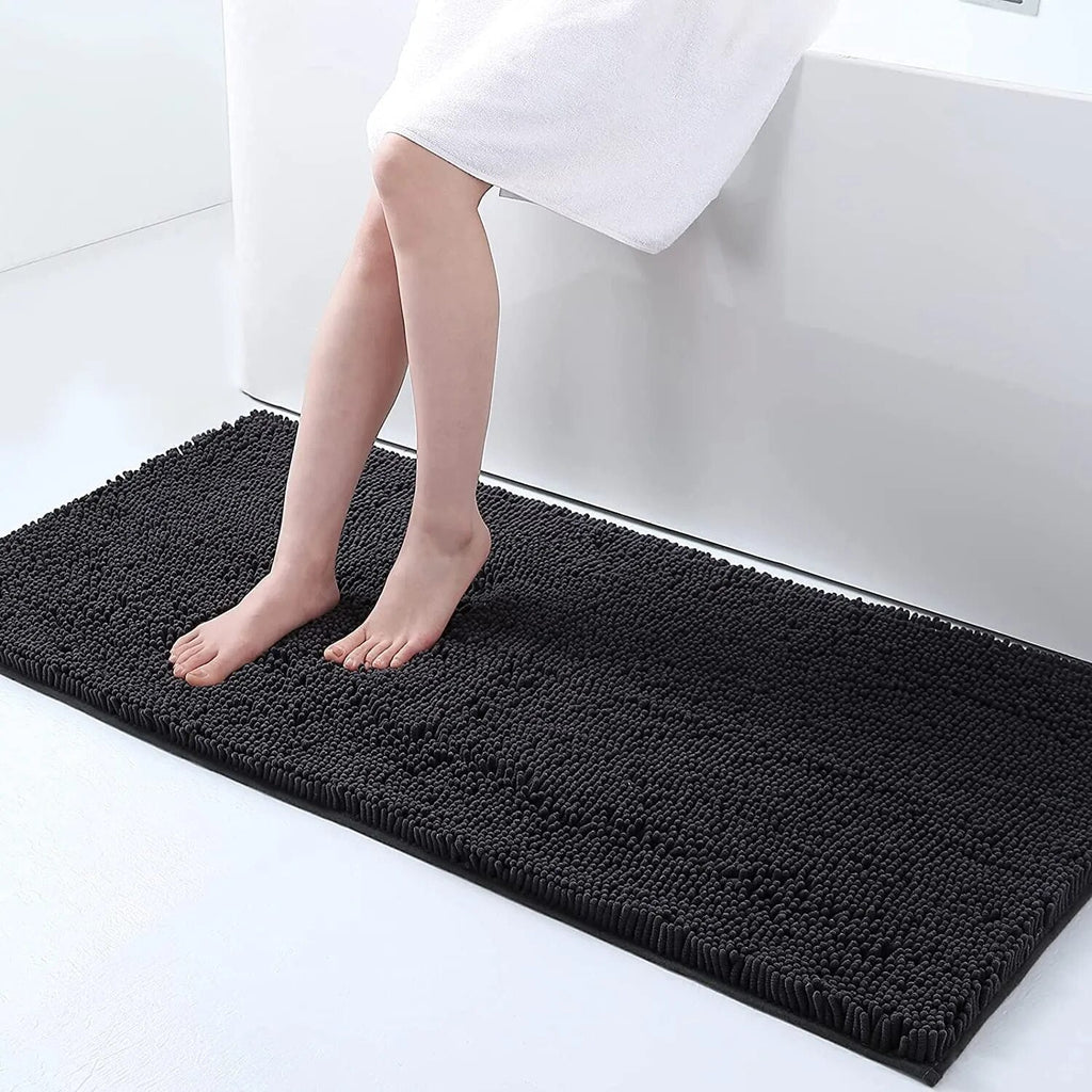 AquaNest mjuk halkfri badrumsmatta med absorberande halksäker baksida