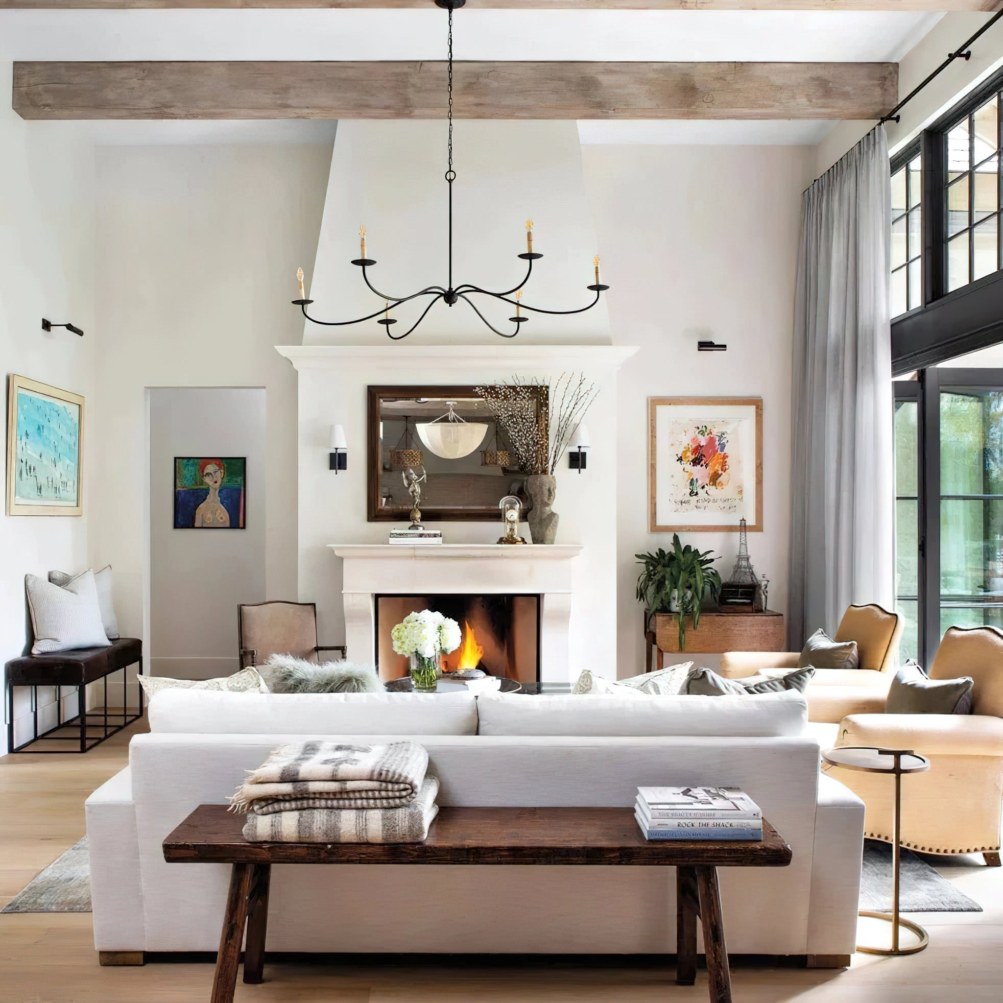 Alfred Chandeliers Candle-style Farmhouse | Fioriscas