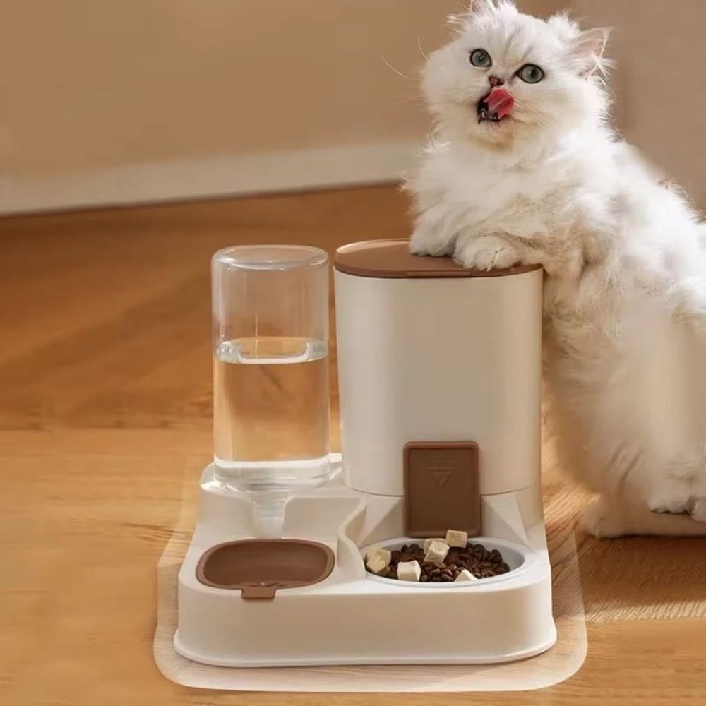 Automatic Food & Water Dispenser for Pets - Fioriscas
