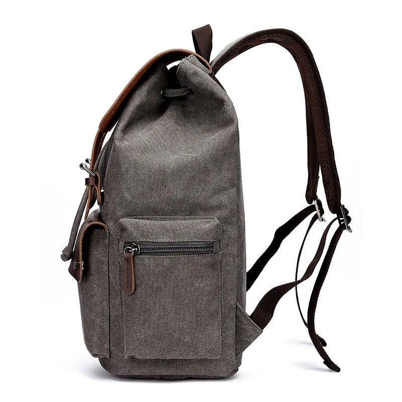 Plecak Ridgewell Vintage Canvas z kieszeniami antykradzieżowymi, 20–35L