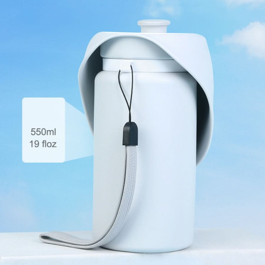 Skládací láhev na vodu pro domácí mazlíčky s kapacitou 550 ml - Fioriscas