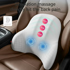 Cojín eléctrico de soporte para cuello y lumbar para coche y oficina - Fioriscas