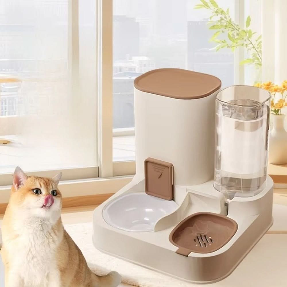 Automatic Food & Water Dispenser for Pets - Fioriscas