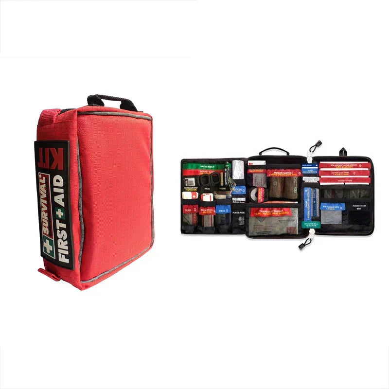 Waterproof First Aid Travel Kit With CPR Tools, 2 to 4 Sections