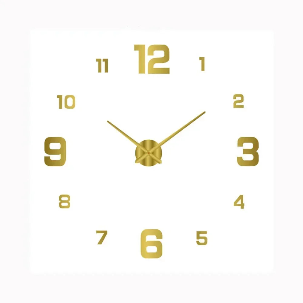 Lautlose, nicht tickende Wanduhr mit klassischem rundem Zifferblatt für Schlafzimmer oder Büro