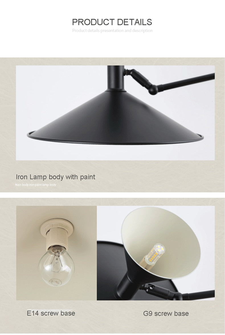 NovaSwing Wall Lamp, Swing-Arm Reach, Plug-In With Frosted Shade