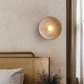 Applique da parete in metallo stile desertico SolaraDune con LED bianco caldo