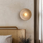 Applique da parete in metallo stile desertico SolaraDune con LED bianco caldo