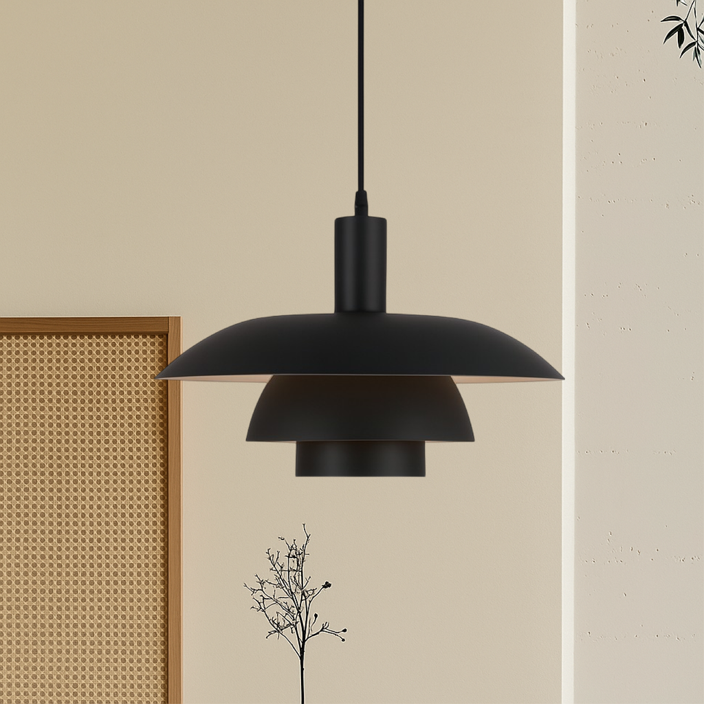 Lampada a sospensione Liora in stile nordico, in quattro colori e due dimensioni