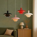 Lampada a sospensione Liora in stile nordico, in quattro colori e due dimensioni