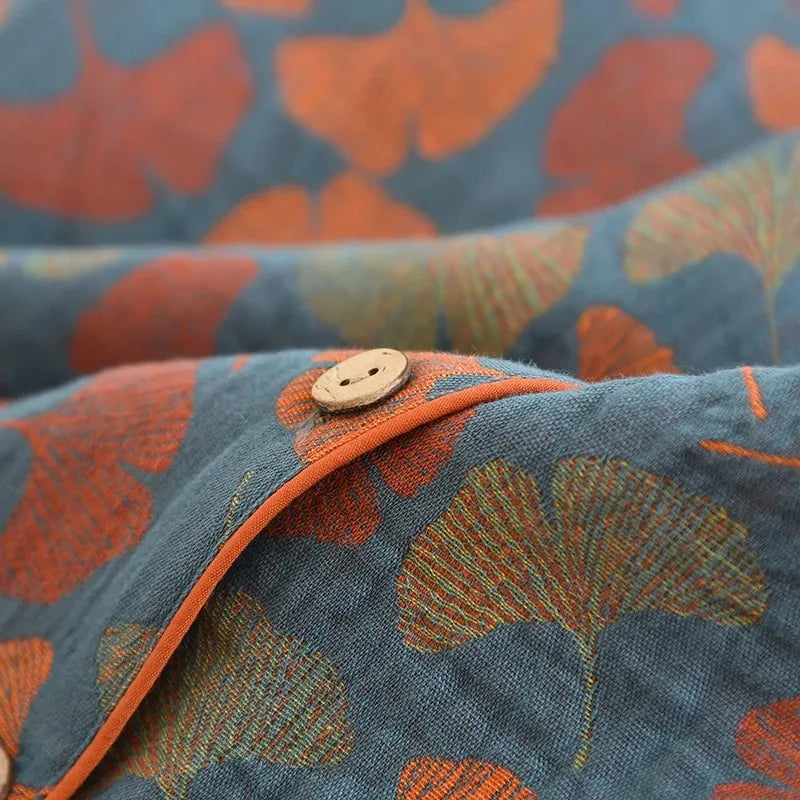 Pyjama Signature I Éclosion de Printemps 100% Crêpe de Coton