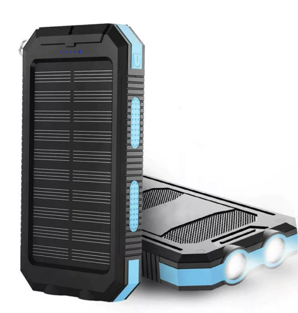 Bateria externa solar impermeável SolarCharge Elite para viagens