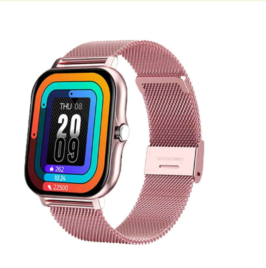 NovaVel Luma Women's Smartwatch With Fitness Tracker, Sleek Touchscreen