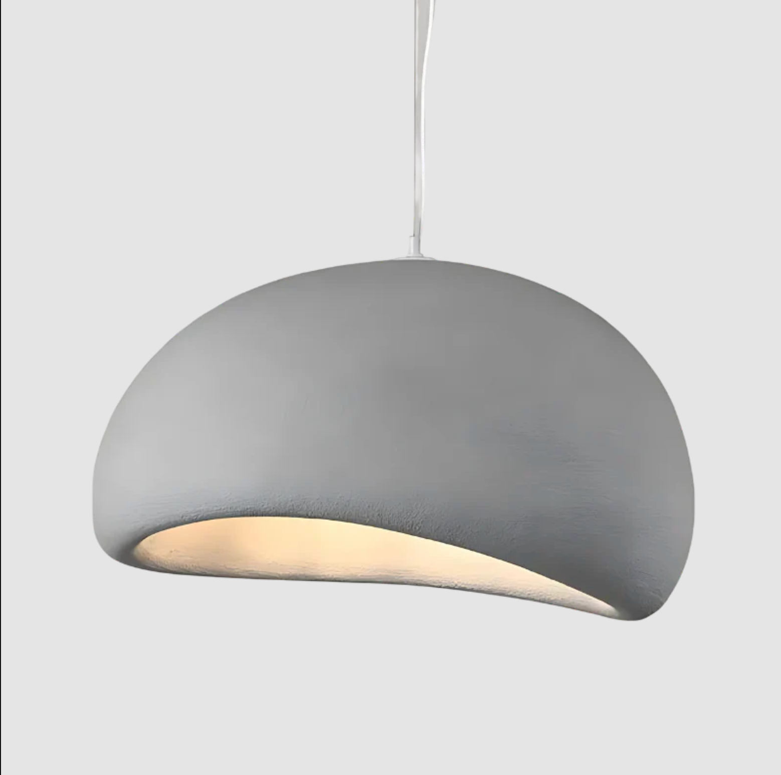 Lampada a sospensione a ciotola in stile Wabi Sabi, plafoniera LED regolabile
