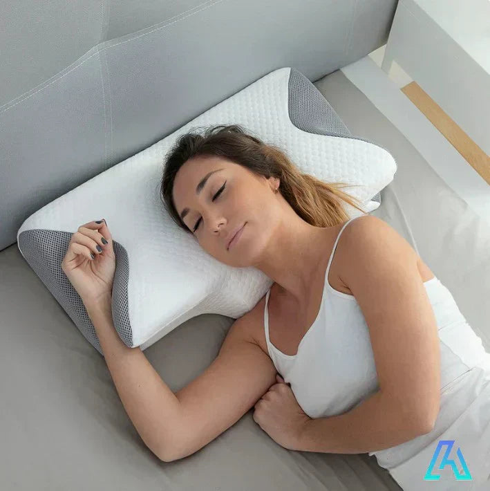 LumaRest ergonomisk nakkestøttepude med fyld af memory-skum