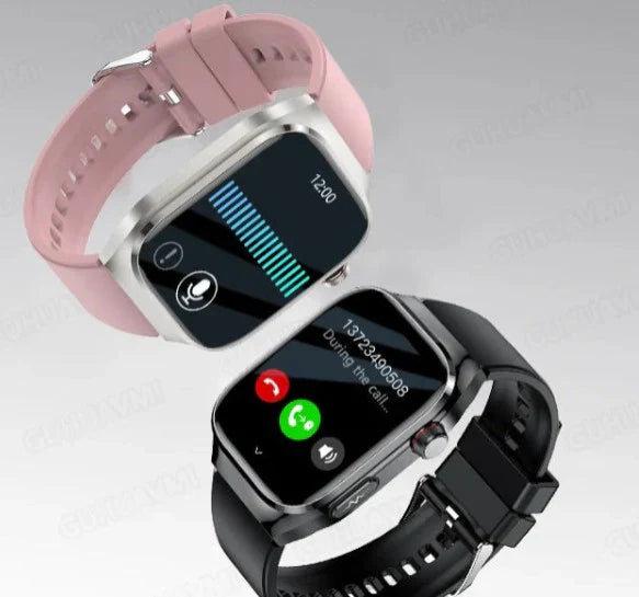 NexaPulse Smartwatch, Monitor de Fitness Bluetooth com Ecrã AMOLED