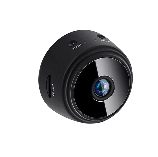 Mini WiFi bezpečnostní kamera s rozlišením 1080P HD, nočním viděním a zvukem