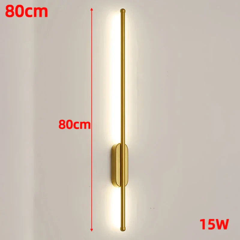 Copper LED Wall Light, Avenir Nordic Design for Living Room and Bedroom