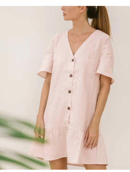 Robe Lilly en Coton & Lin