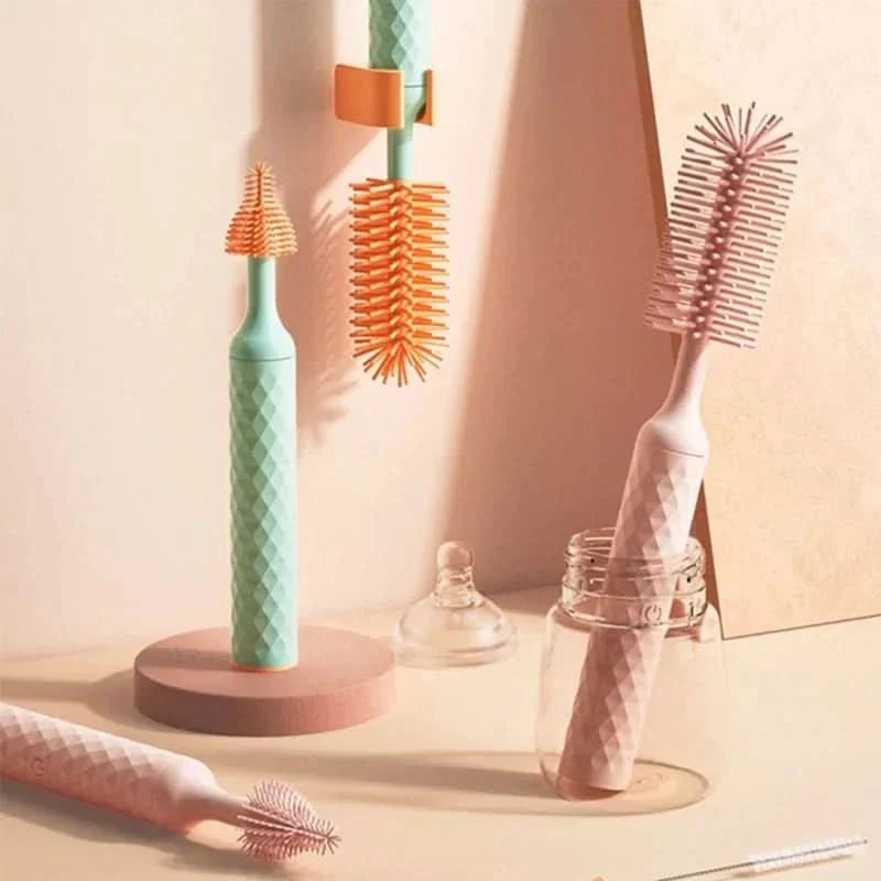 automatic cleaning with silicone bristles for stress-free everyday life - Fioriscas