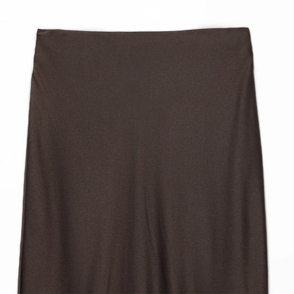 Ensemble Vintage Café Bohème I Haut en Dentelle & Jupe Mi-Longue Chic