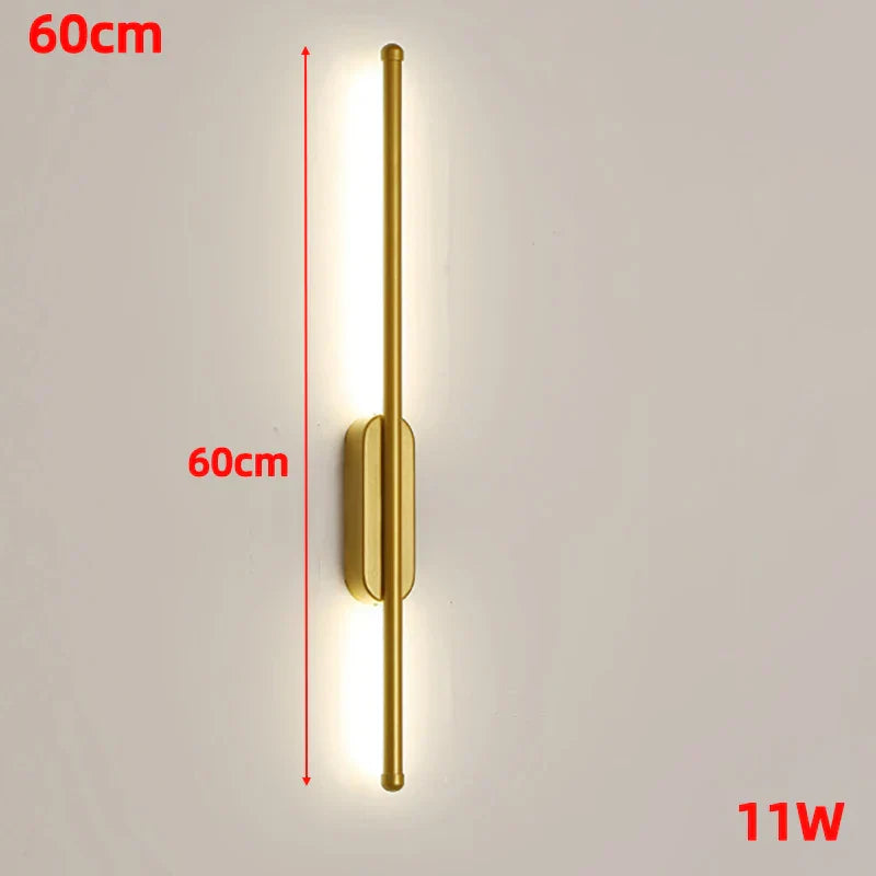 Copper LED Wall Light, Avenir Nordic Design for Living Room and Bedroom