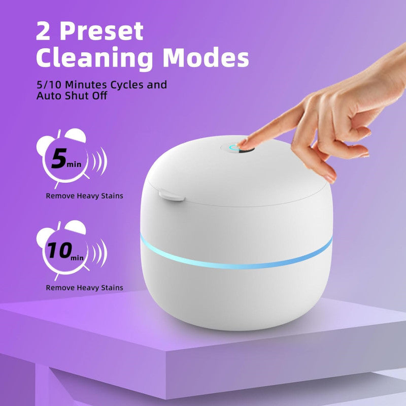 UV Ultrasonic Cleaner For Dentures, Jewelry & Watches