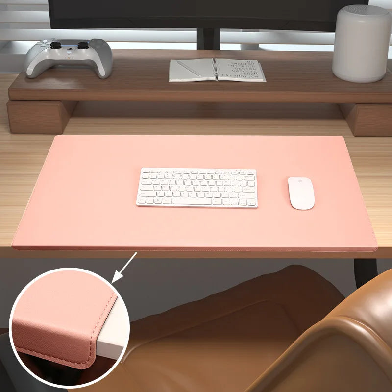 Non-Slip Leather Desk Mat With Wrist And Elbow Cushioning, NovaDesk