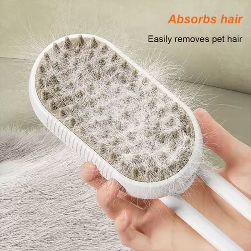 Pente a vapor para pelo sedoso em cães e gatos - Fioriscas