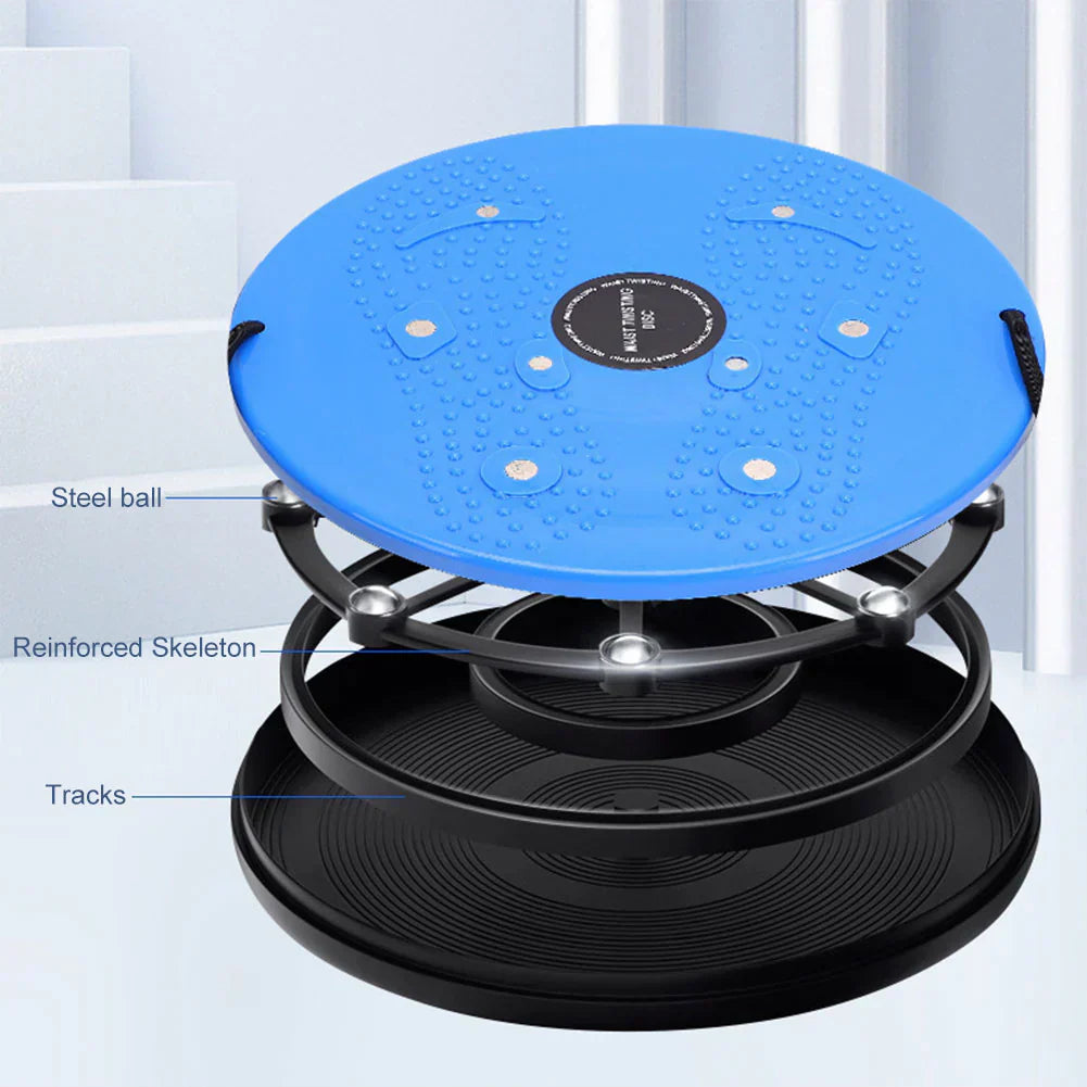 Magnetic Core Twist Board With Resistance Ropes, LumaTwist Balance Trainer