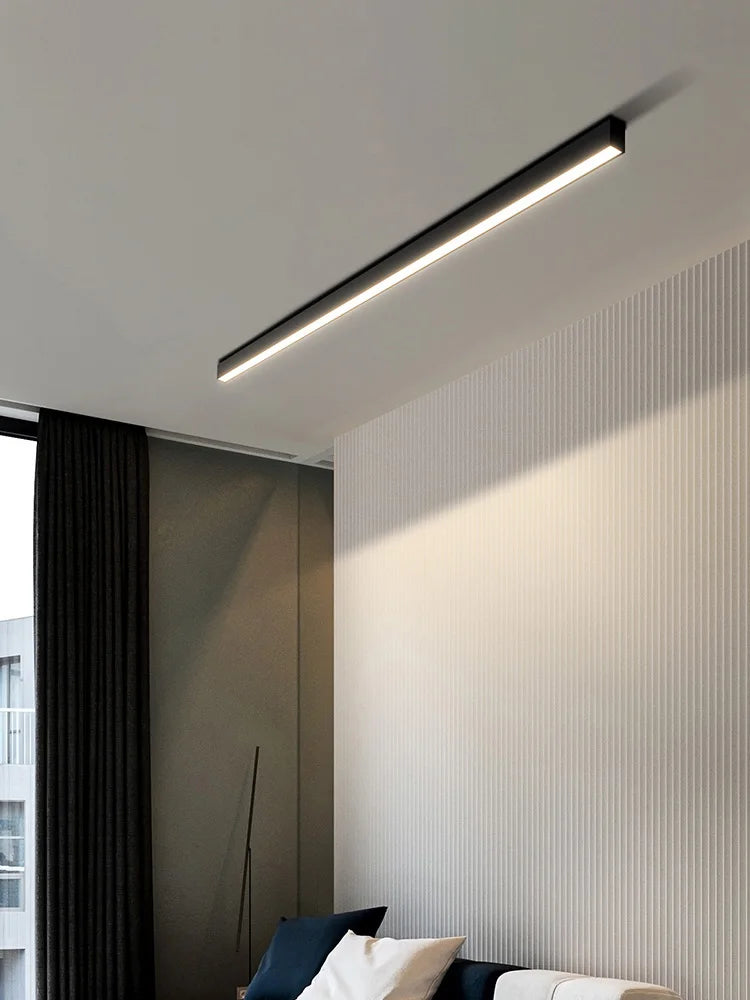 Lineær LED-loftslampe, Nordara nordisk design, dæmpbar, 6 størrelser