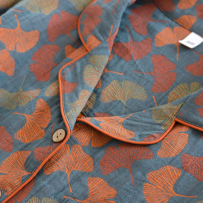 Pyjama Signature I Éclosion de Printemps 100% Crêpe de Coton