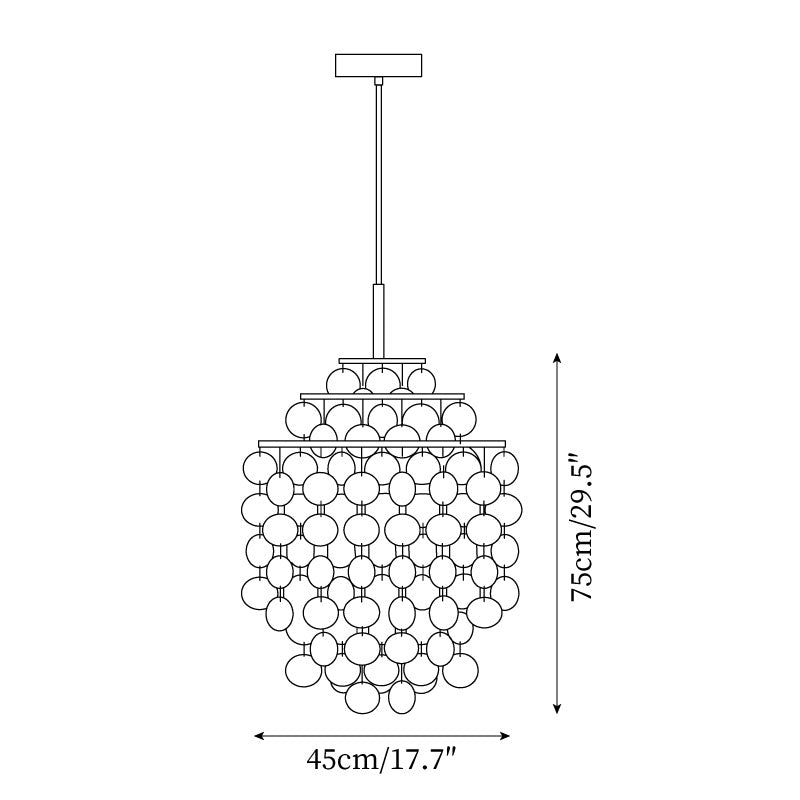 Elios Elegant Capiz Shell Chandelier | Fioriscas