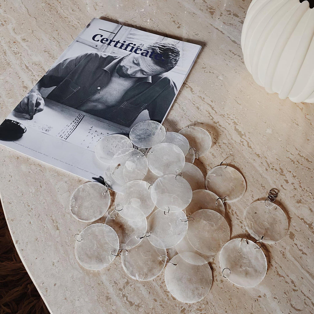 Elios Elegant Capiz Shell Chandelier | Fioriscas