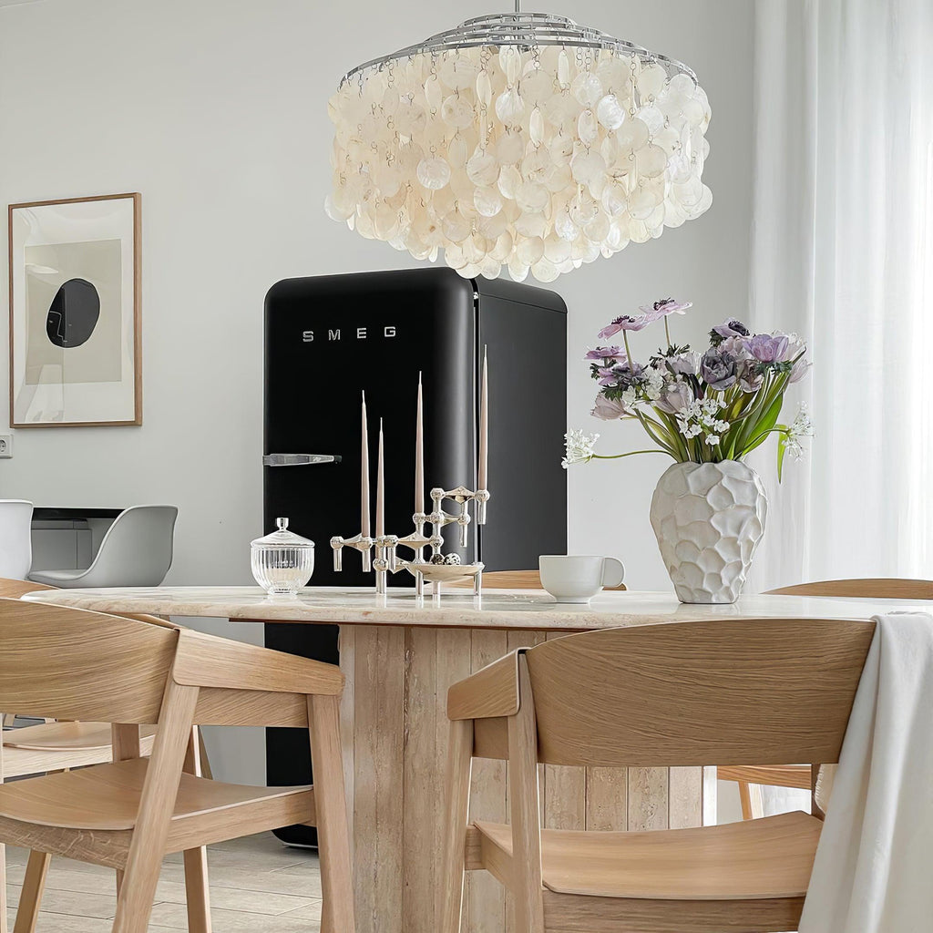Elios Elegant Capiz Shell Chandelier | Fioriscas