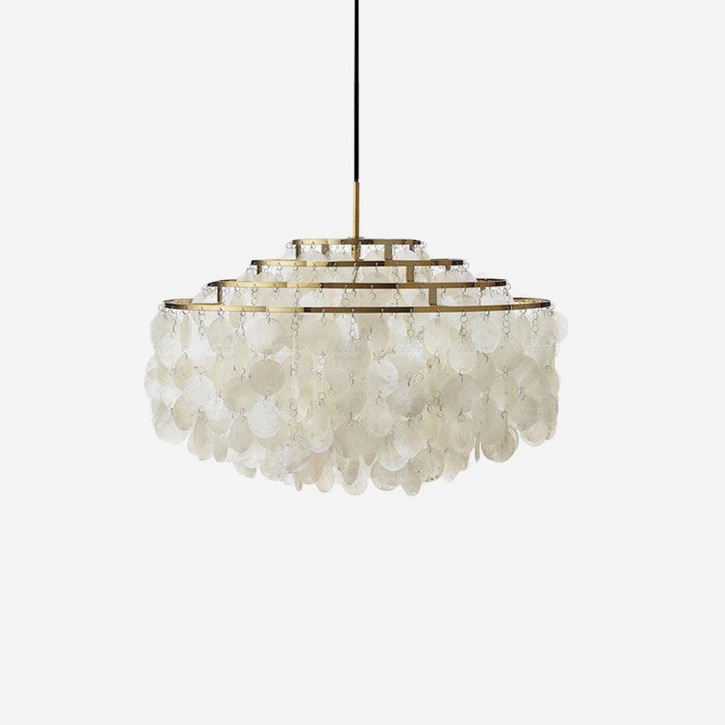 Elios Elegant Capiz Shell Chandelier | Fioriscas