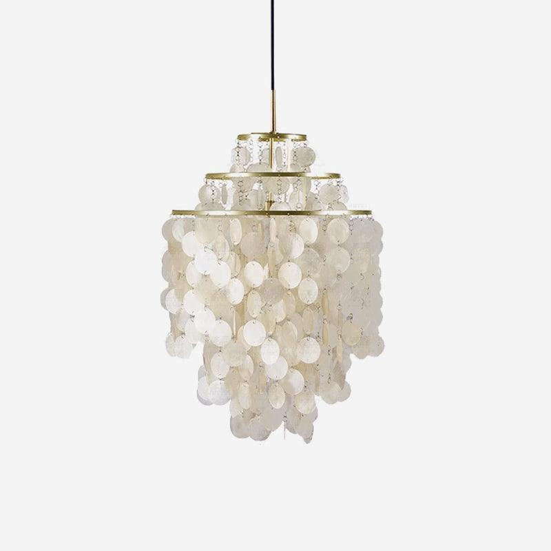 Elios Elegant Capiz Shell Chandelier | Fioriscas