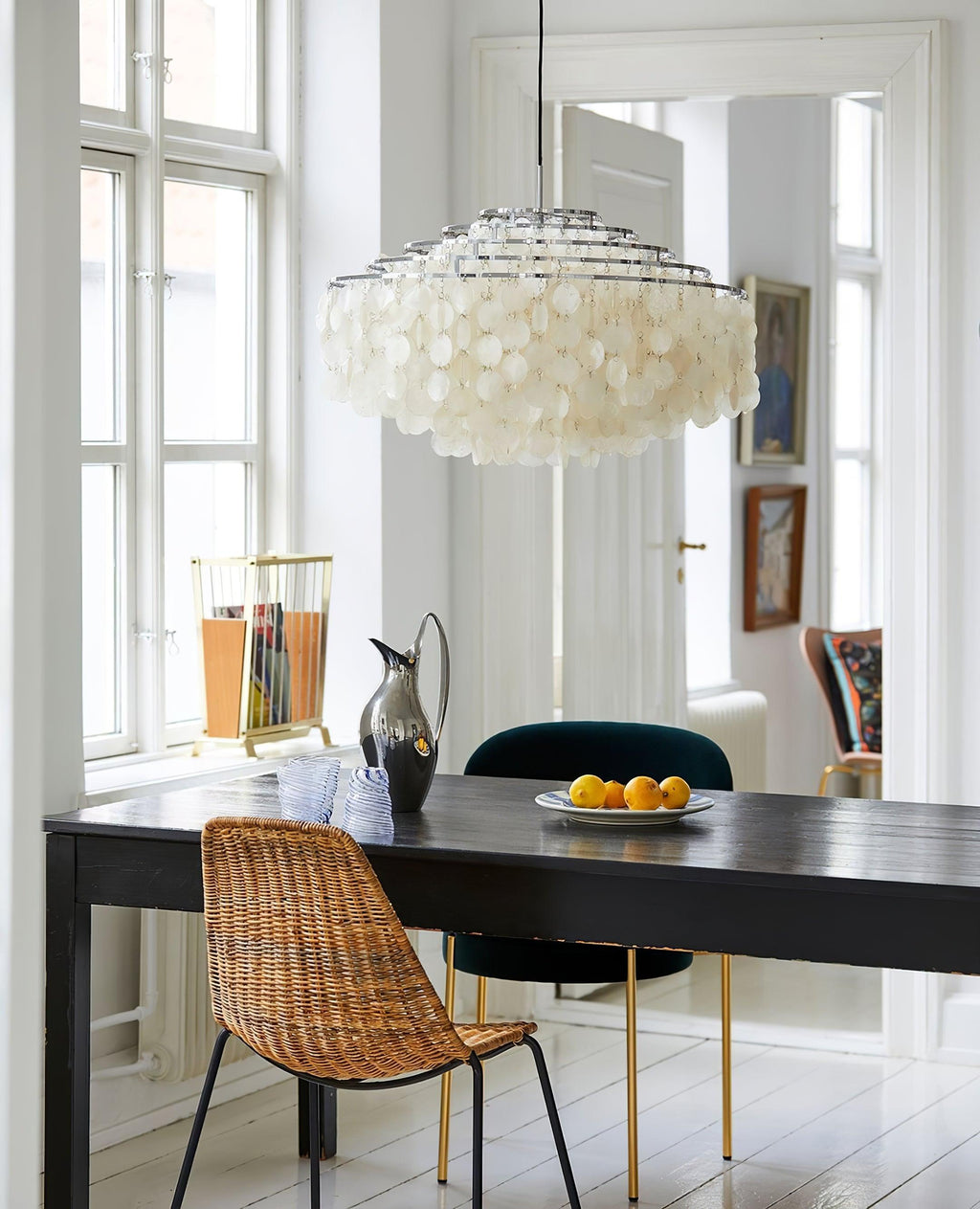 Elios Elegant Capiz Shell Chandelier | Fioriscas