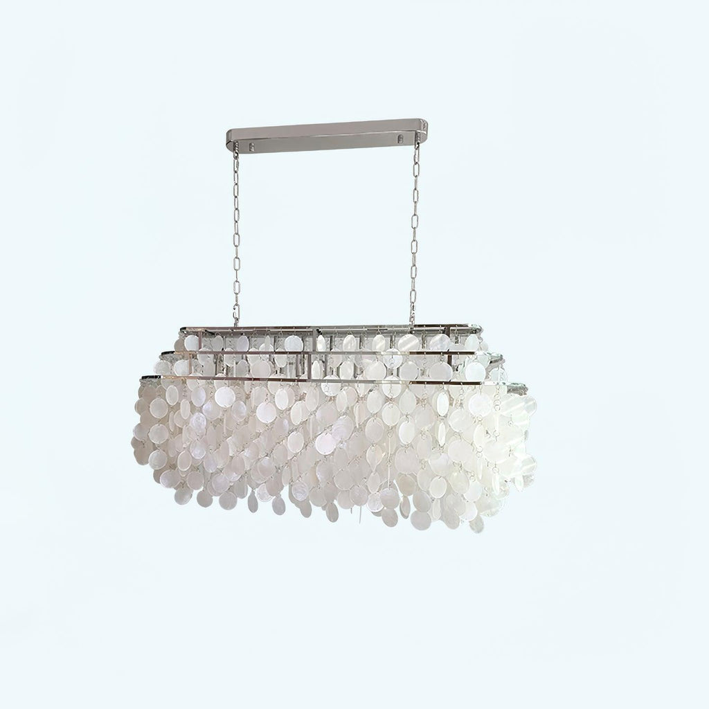 Elios Elegant Capiz Shell Chandelier | Fioriscas