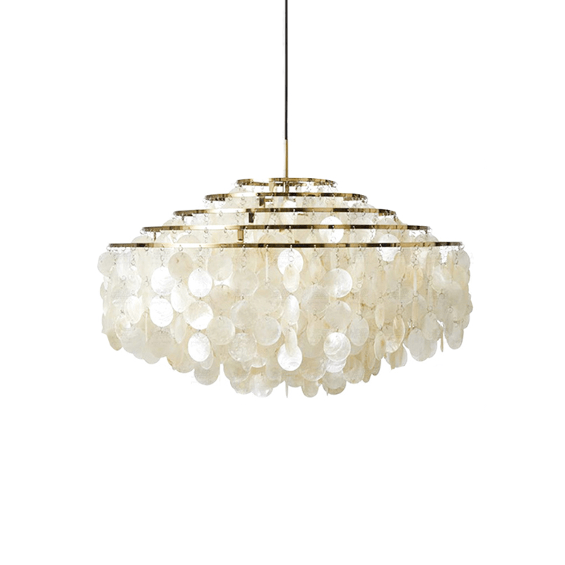 Elios Elegant Capiz Shell Chandelier | Fioriscas
