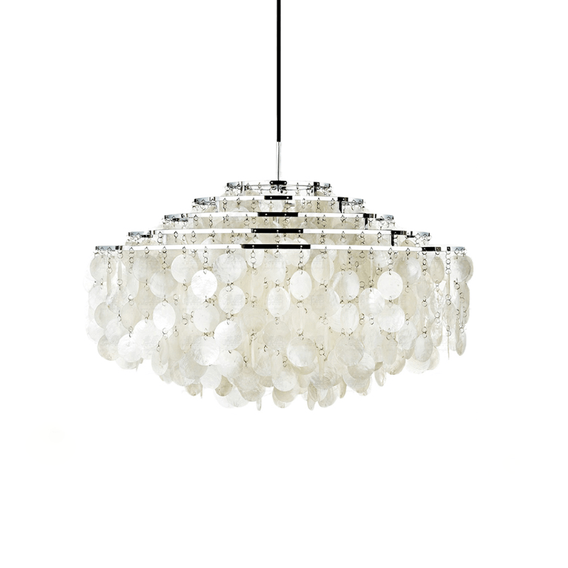Elios Elegant Capiz Shell Chandelier | Fioriscas