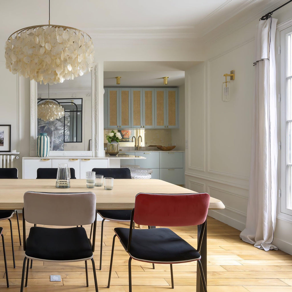 Elios Elegant Capiz Shell Chandelier | Fioriscas