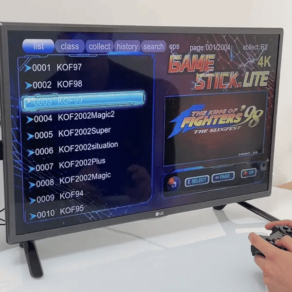 Console di gioco retrò Vanta, 64GB, due controller, oltre 20.000 giochi