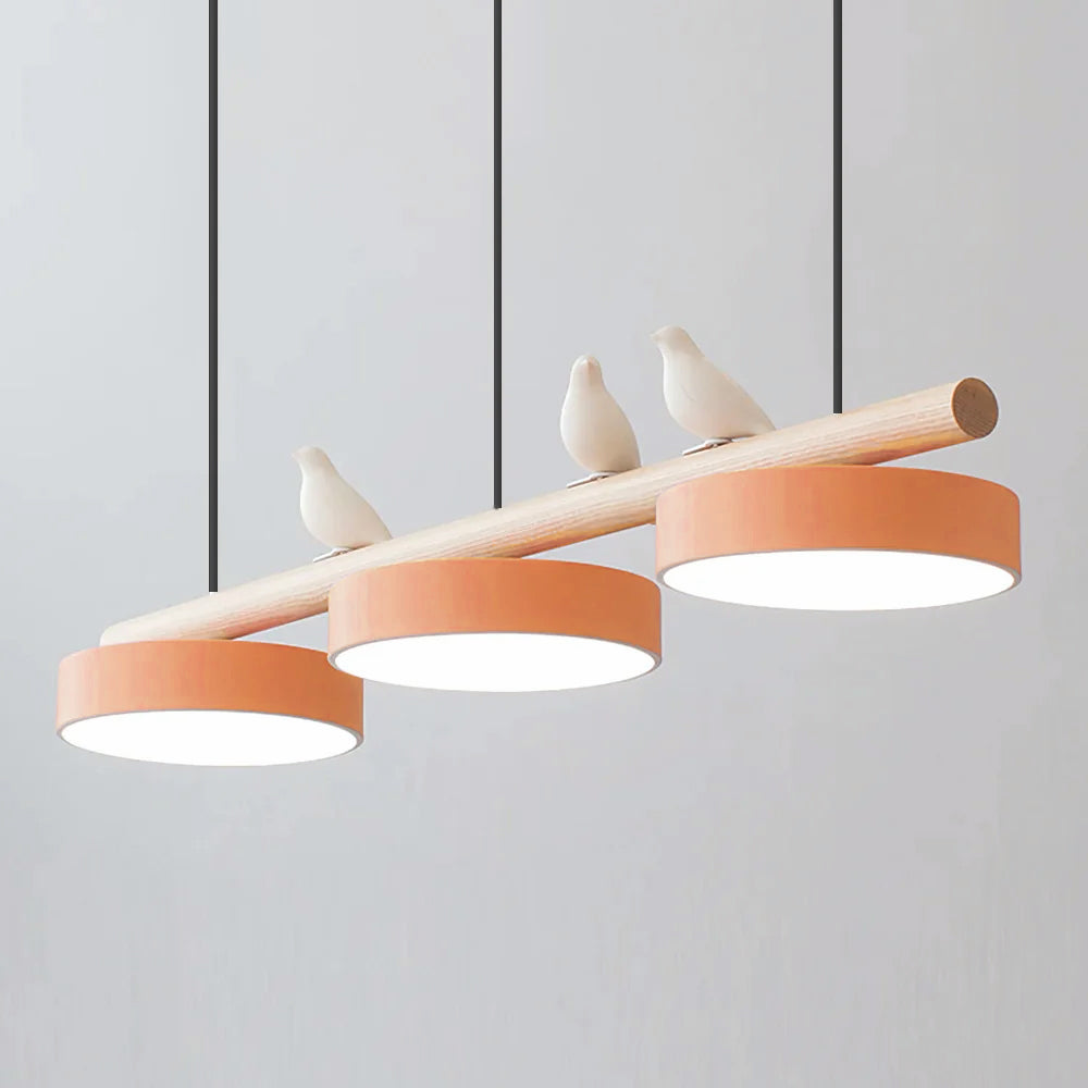 Závěsné svítidlo s motivem ptáka, přírodou inspirované LED svítidlo LyraNest