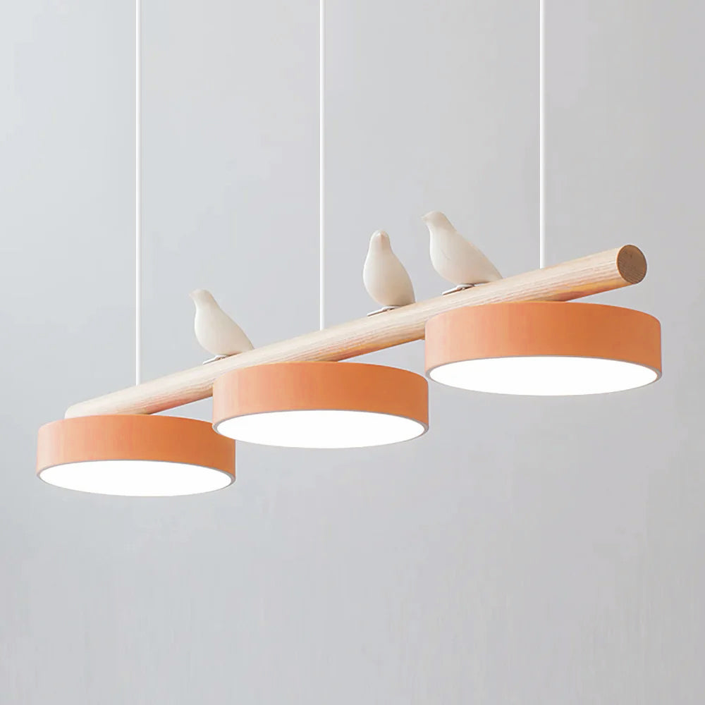 Závěsné svítidlo s motivem ptáka, přírodou inspirované LED svítidlo LyraNest