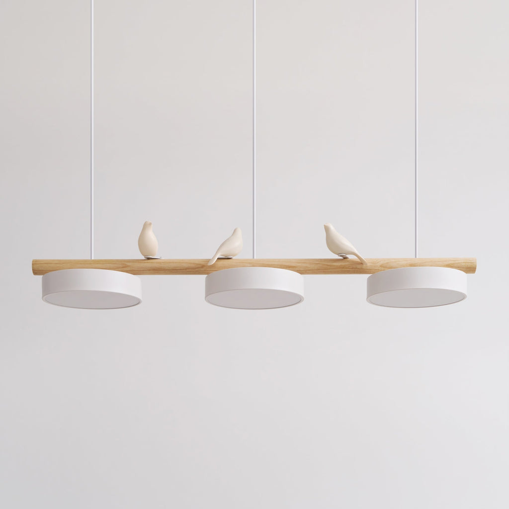 Závěsné svítidlo s motivem ptáka, přírodou inspirované LED svítidlo LyraNest