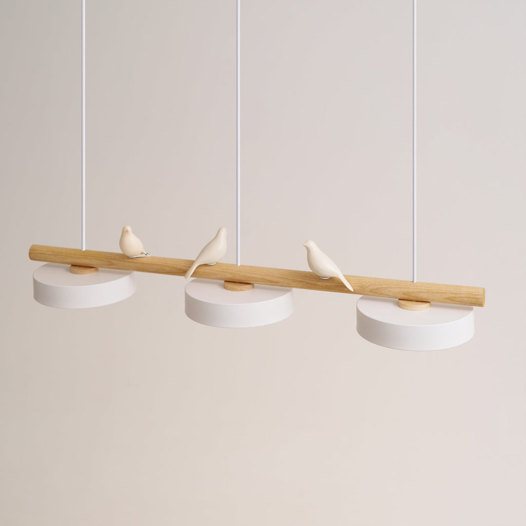 Závěsné svítidlo s motivem ptáka, přírodou inspirované LED svítidlo LyraNest