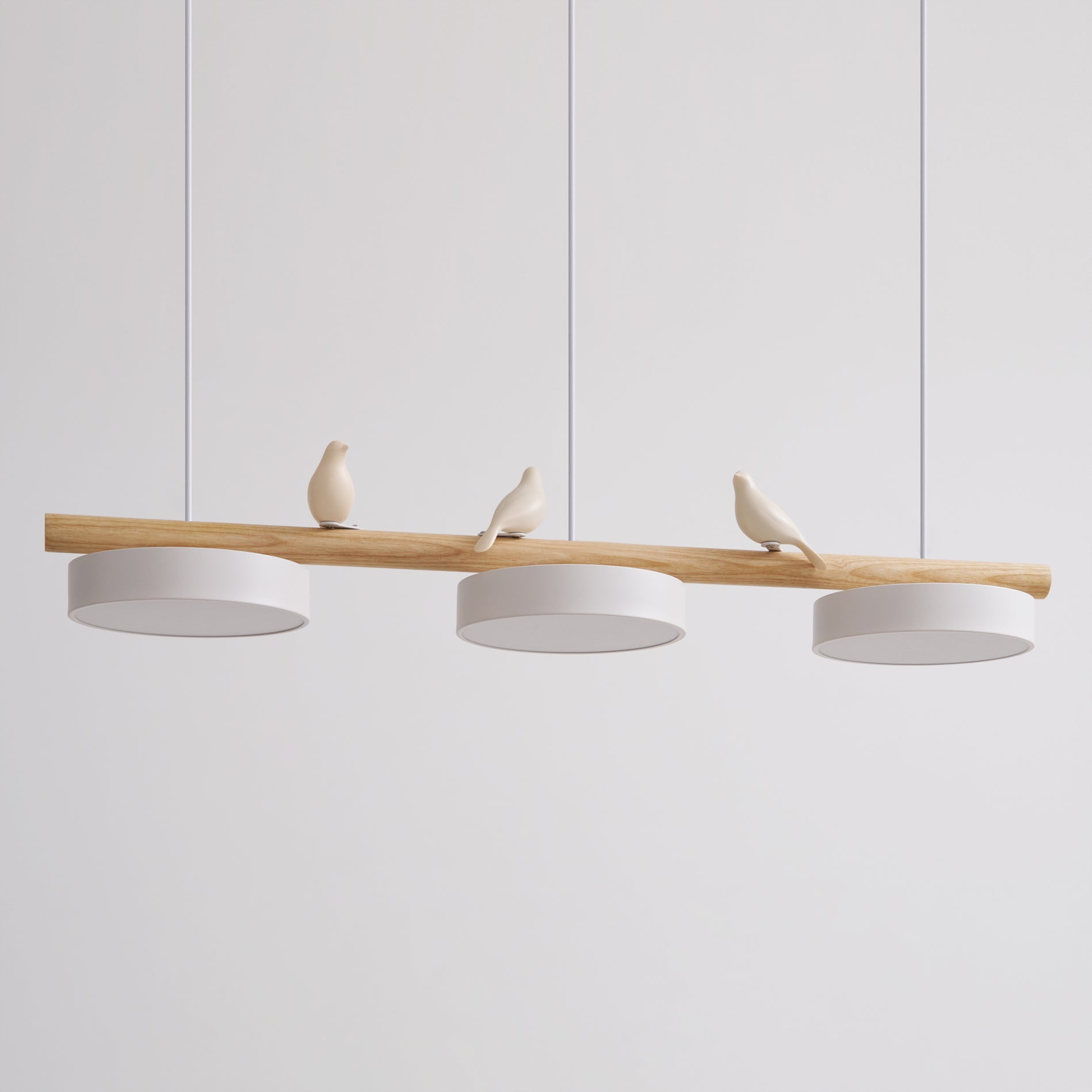Závěsné svítidlo s motivem ptáka, přírodou inspirované LED svítidlo LyraNest
