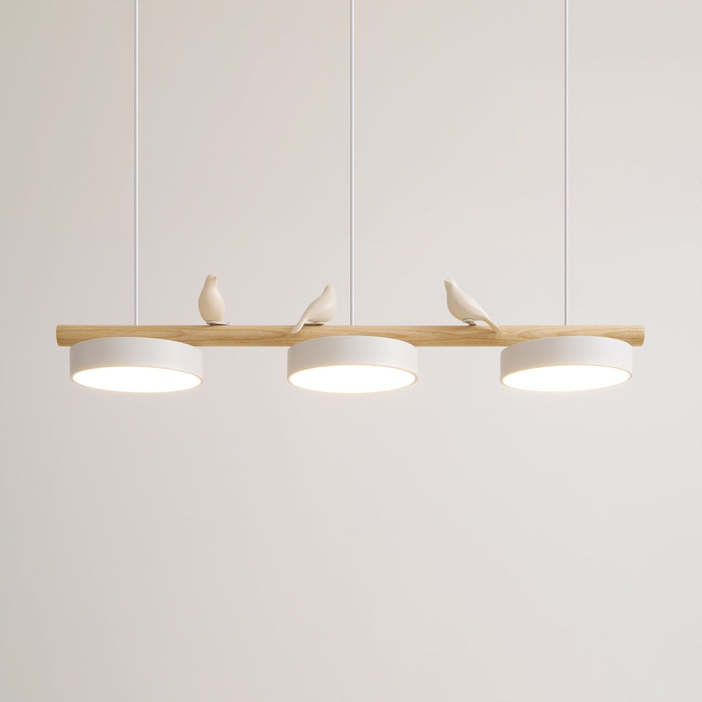 Závěsné svítidlo s motivem ptáka, přírodou inspirované LED svítidlo LyraNest